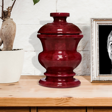 Load image into Gallery viewer, Small Red Jar with lid