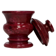 Load image into Gallery viewer, Small Red Jar with lid
