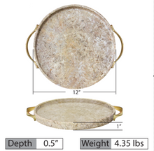 Load image into Gallery viewer, 12-inch Marble Trays