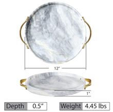 Load image into Gallery viewer, 12-inch Marble Trays