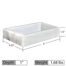 Load image into Gallery viewer, Marble Soap Dish, Badal- BD-S