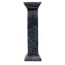 Load image into Gallery viewer, Small Black Pillar grooved on 3 sides