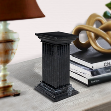 Load image into Gallery viewer, Small Black Pillar grooved on 3 sides