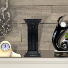 Load image into Gallery viewer, Small Black Pillar grooved on 3 sides