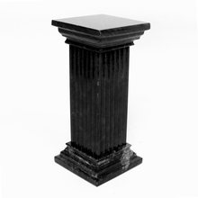 Load image into Gallery viewer, Small Black Pillar grooved on 3 sides
