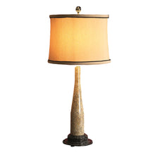 Load image into Gallery viewer, Arctica, 32" Fossil and Black Marble Table Lamp- M10012