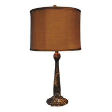 Load image into Gallery viewer, 31" Tall Marble Table Lamp "Audalusia", Black and Brown