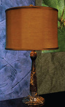 Load image into Gallery viewer, 31" Tall Marble Table Lamp "Audalusia", Black and Brown