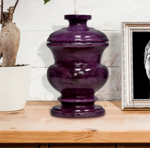 Load image into Gallery viewer, Small Purple Jar with lid