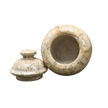 Load image into Gallery viewer, Decorative Marble Cremation Urn, Fossil , 5.25"H x 4"W