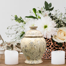 Load image into Gallery viewer, Decorative Marble Cremation Urn, Fossil , 5.25"H x 4"W