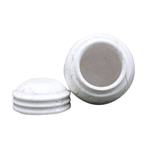 Load image into Gallery viewer, Marble Cremation Urn, 5.25H x 3.75W, 2.52 lbs, Off-White