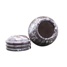 Load image into Gallery viewer, Marble Cremation Urn, 5.25H x 3.75W, 2.16 lbs, Red Zebra