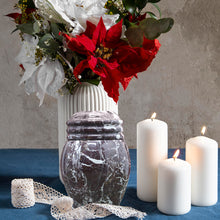 Load image into Gallery viewer, Marble Cremation Urn, 5.25H x 3.75W, 2.16 lbs, Red Zebra