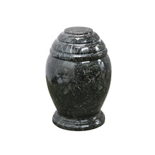 Load image into Gallery viewer, Marble Cremation Urn for Ashes, Small, Black Zebra