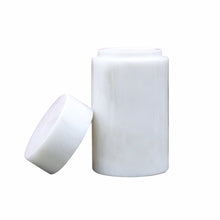 Load image into Gallery viewer, Marble Keepsake Cremation Urn for Ashes, White