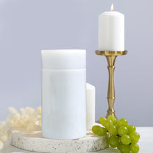 Load image into Gallery viewer, Marble Keepsake Cremation Urn for Ashes, White