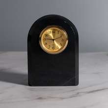 Load image into Gallery viewer, Black Authentic Marble Clock- CL643-JB