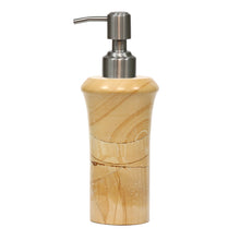Load image into Gallery viewer, Teak Marble Soap/Lotion Dispenser With Silver Pump | Bello Treasure