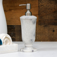 Load image into Gallery viewer, Cloud Gray Marble Dispenser- BD-L