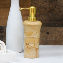 Load image into Gallery viewer, Burma Teak Marble Dispenser- BT-L