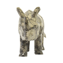 Load image into Gallery viewer, Marble Rhino Figurine