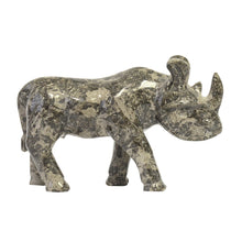 Load image into Gallery viewer, Marble Rhino Figurine