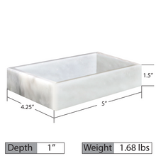 Load image into Gallery viewer, Marble Soap Dish, Badal- BD-S
