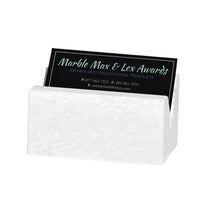 Load image into Gallery viewer, Marble Card Holder- Taller from the back , shorter from the front
