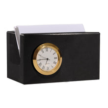 Load image into Gallery viewer, Business Card Holder w/ Clock
