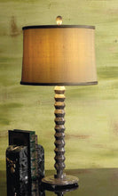 Load image into Gallery viewer, 31&quot; Tall Marble Table Lamp &quot;Quasar&quot;, Dark Gray
