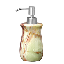 Load image into Gallery viewer, Marble Soap/Lotion Dispenser Moss Green- MG-L
