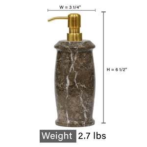 Oceanic Marble Soap & Lotion Dispenser: Stylish & Practical