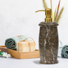 Load image into Gallery viewer, Oceanic Marble Soap &amp; Lotion Dispenser: Stylish &amp; Practical
