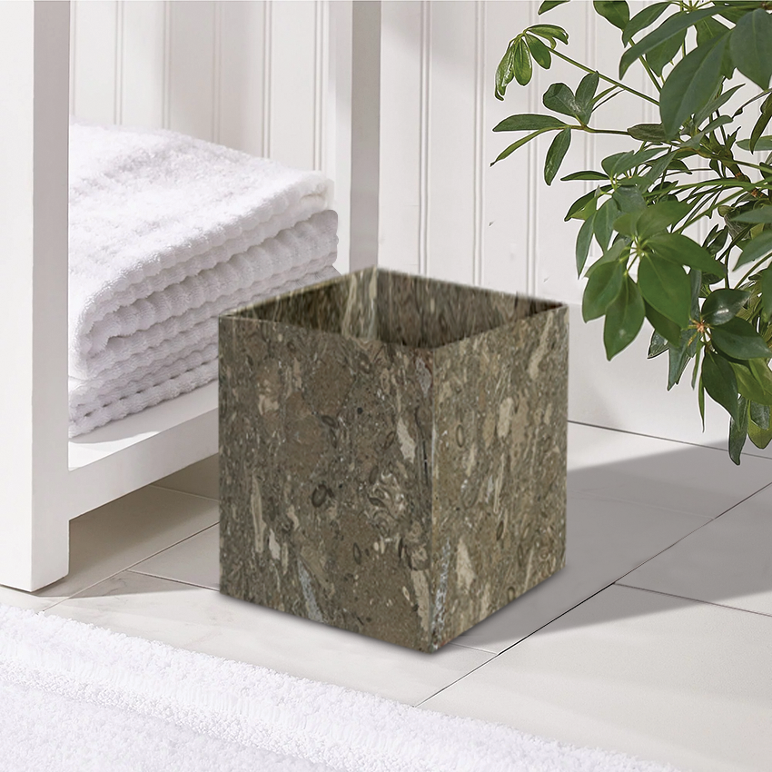 Marble Wastebaskets