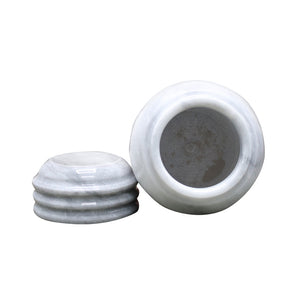 Marble Cremation Urn, 5.25H x 3.5W, 2.17 lbs, Badal Gray