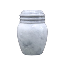 Load image into Gallery viewer, Marble Cremation Urn, 5.25H x 3.5W, 2.17 lbs, Badal Gray
