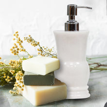 Load image into Gallery viewer, Marble Soap/Lotion Dispenser White- WHB-L
