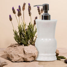 Load image into Gallery viewer, Marble Soap/Lotion Dispenser White- WHB-L

