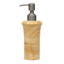 Load image into Gallery viewer, Teak Marble Soap/Lotion Dispenser With Silver Pump | Bello Treasure
