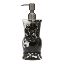 Load image into Gallery viewer, Black Zebra Marble Dispenser- BZ-L

