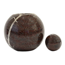 Load image into Gallery viewer, Marble Round Decorative Urn
