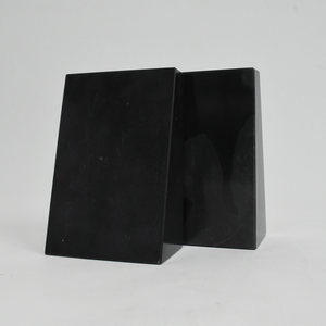 Marble Triangle Bookend Set