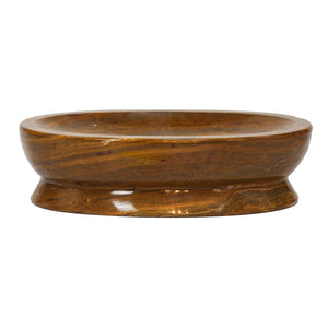 Marble Soap Dish, Amber- KB-S