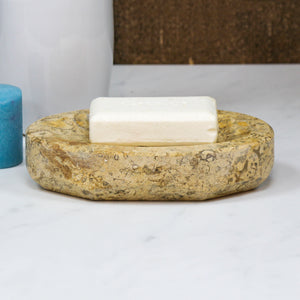 Marble Soap Dish, Coral