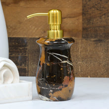 Load image into Gallery viewer, Marble Soap/Lotion Dispenser King Gold
