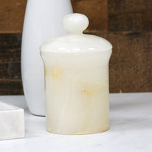 Load image into Gallery viewer, Marble Jar White Onyx- WO-J
