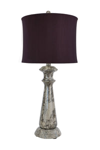 Lummelunda, 32" Taupe Gray Marble Table Lamp