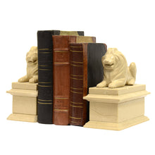 Load image into Gallery viewer, Marble Lion Bookend Set- BE347
