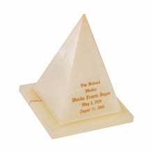 Load image into Gallery viewer, Polished Marble Keepsake Pyramid
